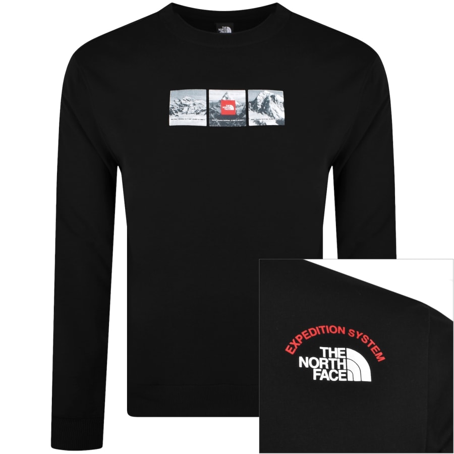 The north face black sweatshirt on sale